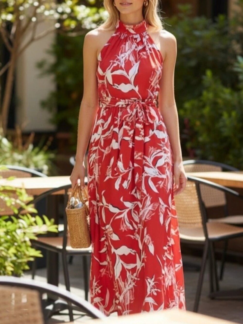 Worthington Maxi Avila Floral Long Dress Women's Size 12 -